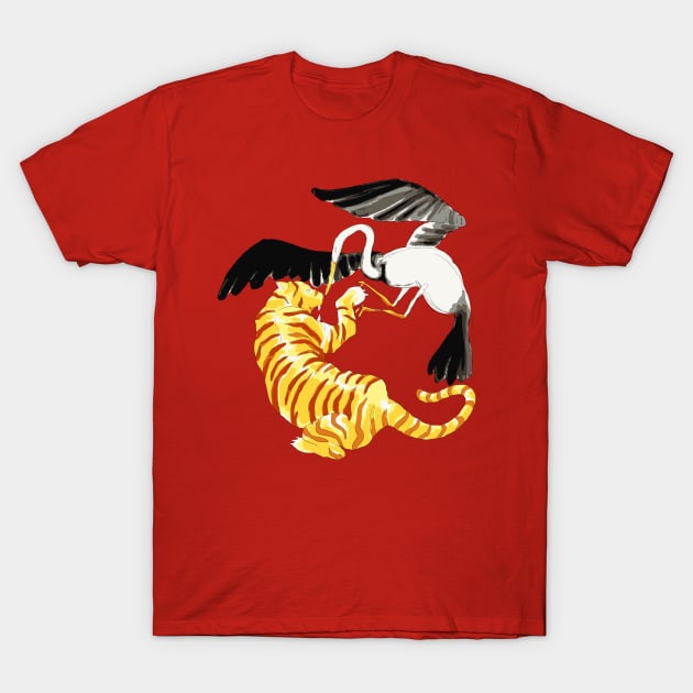 Tiger & Crane T-Shirt by krls